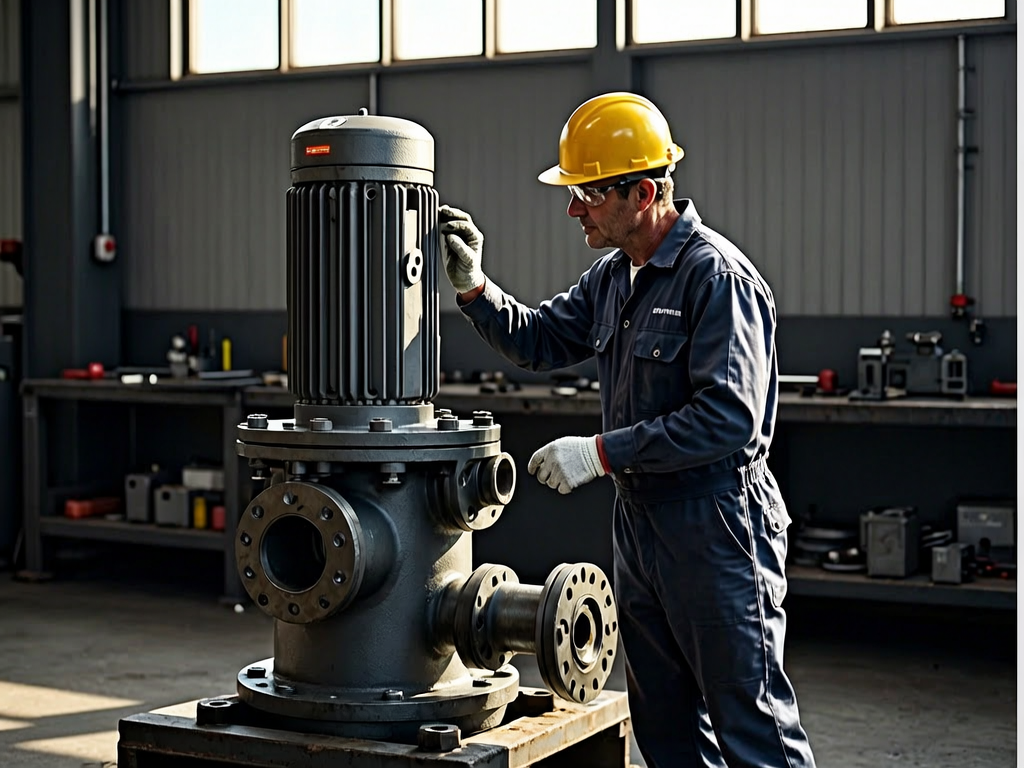 Acme Pumps — engineering team portrait